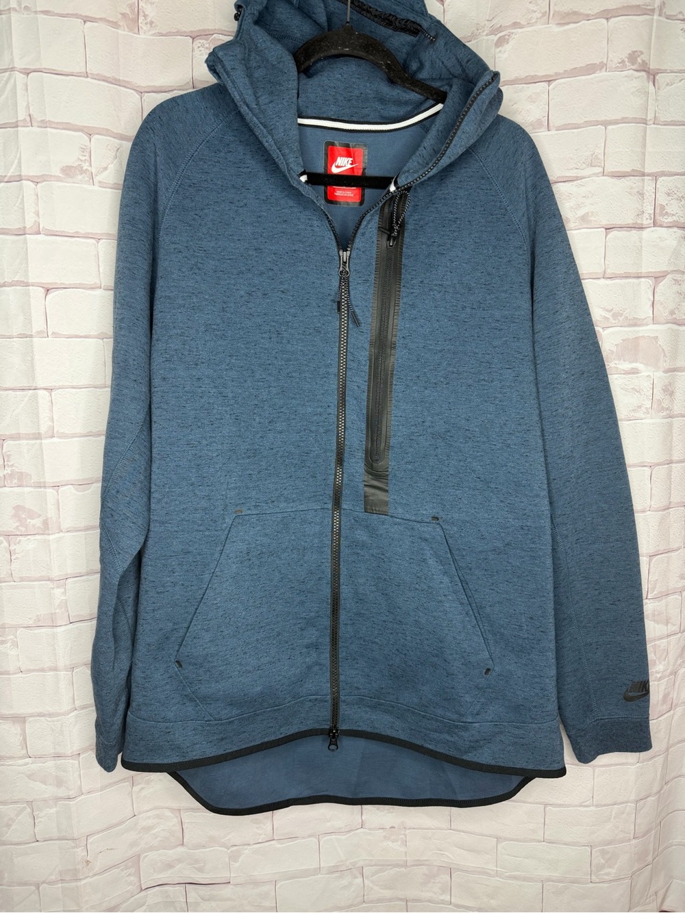 Nike Tech Fleece Full Zip‎ Hoodie | Men’s XL | Heather Blue Performance Jacket